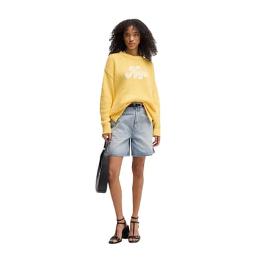 Hugo - "Sareedi" Sweatshirt für Damen, Übergroß (Gelb)