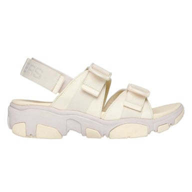 Skechers - Sandalen für Damen, Flacher Absatz (Gelb)