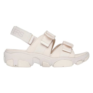 Skechers - Sandalen für Damen, Flacher Absatz (Natürlich)