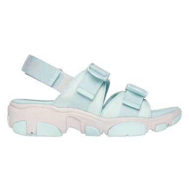 Skechers - Sandalen für Damen, Flacher Absatz (Minzgrün)