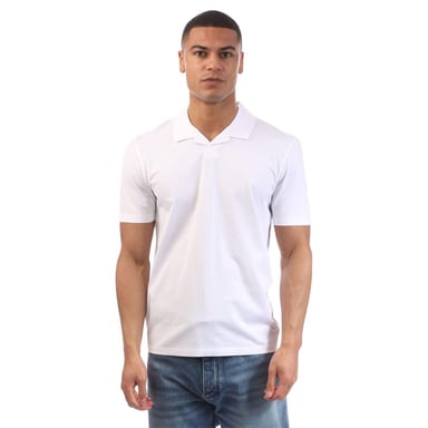 Hugo - Poloshirt für Herren, Baumwolle, kurzärmlig (Weiß)