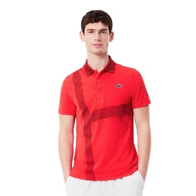 Lacoste - "Novak Djokovic" Poloshirt für Herren, Regulär, kurzärmlig (Rot)