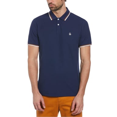 Original Penguin - "Pete" Poloshirt für Herren, Baumwolle (Blau)