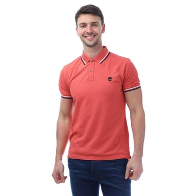 Timberland - "Oyster River" Poloshirt für Herren, Baumwolle (Pink)