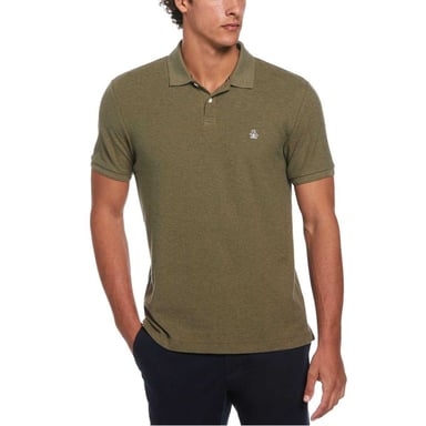 Original Penguin - Poloshirt für Herren, Schmal (Oliv)