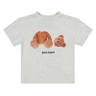Palm Angels - T-Shirt für Kinder, Regulär (Grau meliert meliert)