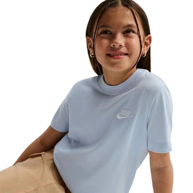 Nike - "Futura" T-Shirt für Kinder, Regulär (Hortensien-Blau)