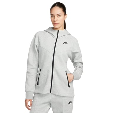 Nike - "Windrunner" Hoodie mit durchgehendem Reißverschluss für Damen, Fleece (Grau)