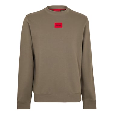 Hugo - "Diragol" Sweatshirt für Herren, Rundhalsausschnitt (Mittelgrau)