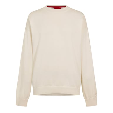 Hugo - Sweatshirt für Herren/Damen Unisex, gerippt (Weiß)