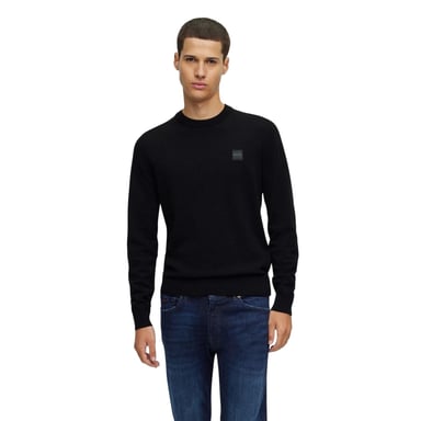 Boss - "Kanovano" Pullover für Herren, Rundhalsausschnitt (Schwarz)