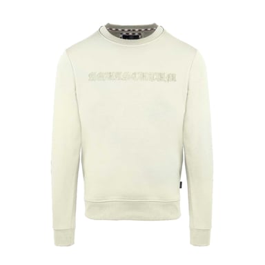 Aquascutum - Sweatshirt für Herren, Gerippter Kragen (Butterfarben)