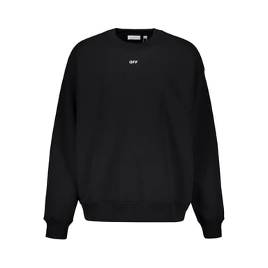 Off White - Sweatshirt für Herren/Damen Unisex, Übergroß (Schwarz/Weiß)