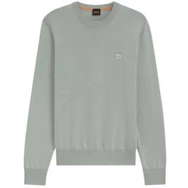 Boss - "Kanovano" Pullover für Herren, Rundhalsausschnitt (Grün)