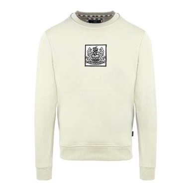Aquascutum - Sweatshirt für Herren, gerippt (Butterfarben)