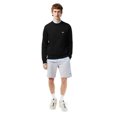 Lacoste - Sweatshirt für Herren, Rundhalsausschnitt, Fleece (Schwarz)