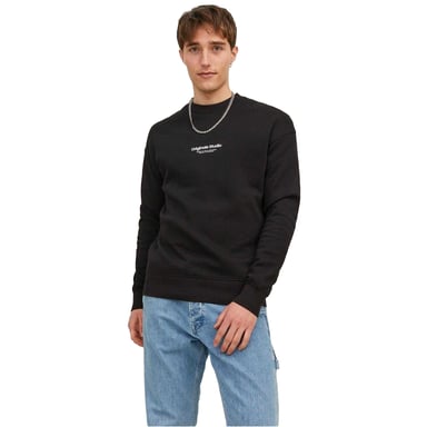 Jack And Jones - Sweatshirt für Herren, Rundhalsausschnitt, leger (Schwarz)