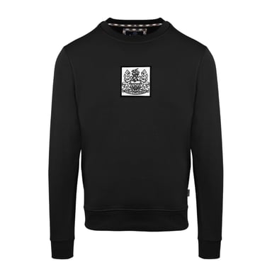 Aquascutum - Sweatshirt für Herren, gerippt (Schwarz)