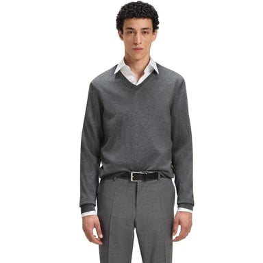 Boss - Pullover für Herren, Jerseyware, Formell, Regulär (Mittelgrau)