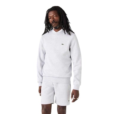 Lacoste - Sweatshirt für Herren, Rundhalsausschnitt, Fleece (Hellgrau)