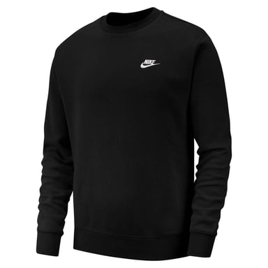 Nike - "Sportswear Club" Sweatshirt für Herren, Fleece (Schwarz/Weiß)