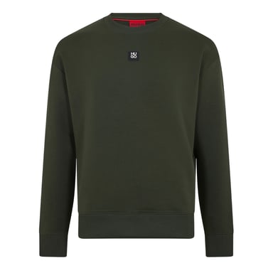 Hugo - "Dettil" Sweatshirt für Herren, Rundhalsausschnitt (Dunkelgrün)