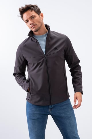 Herren Einfarbige Scuba Zip-Front Jacke