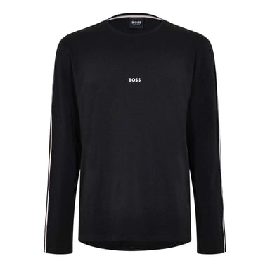 Boss - "Unique" T-Shirt für Herren, Jersey, Langärmlig (Schwarz)