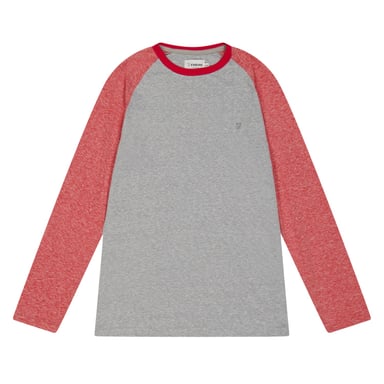 Farah - T-Shirt für Kinder, Baseball, Raglanärmel (Orange)