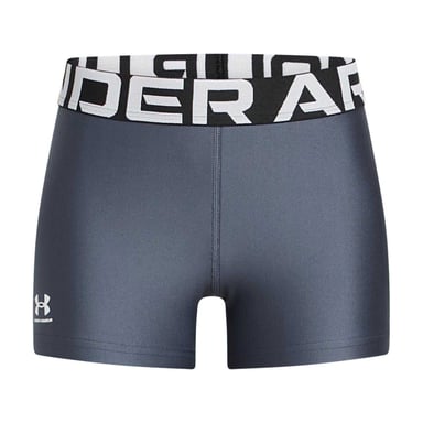 Under Armour - Kompressions-Shorts für Mädchen , Laufen (Grau/Weiß)