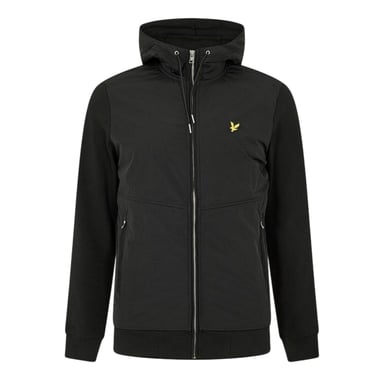 Lyle & Scott - "Hybrid" Kapuzenjacke für Herren (Samtschwarz)