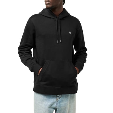 Original Penguin - Kapuzenpullover für Herren, mit Kapuze, Regulär (Schwarz)