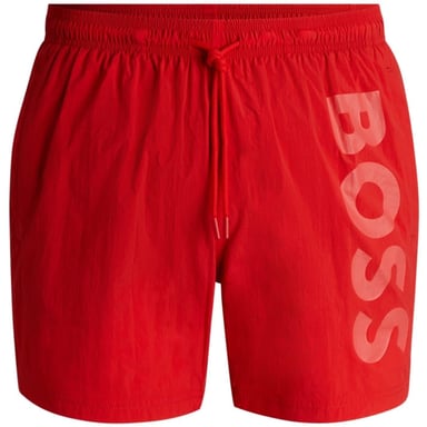 Boss - "Octopus" Badeshorts für Herren (Leuchtend Rot)