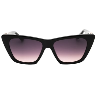 Glänzende Schwarze Sonnenbrille Von Guess