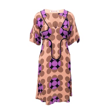 Marni Kleid mit geometrischem Muster - 2000er Jahre