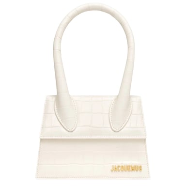 Jacquemus Le Chiquito Moyen Elfenbeintasche