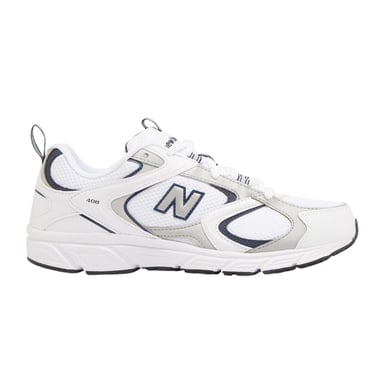 New Balance - "408 V1" Sneaker für Damen, Leder (Weiß/Marine)