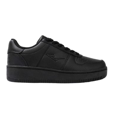 Everlast - "Hanshi" Sneaker für Damen, Leder, Plattform-Absatz (Schwarz)