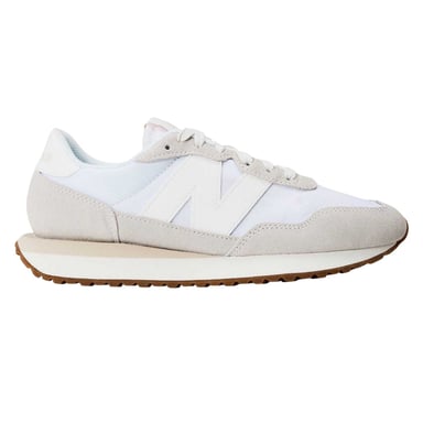 New Balance - "237" Klassisch Sneaker für Damen, Wildleder (Weiß/Gummi Rosa)
