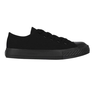 SoulCal - Klassisch Sneaker für Kinder, Canvas (Schwarz)
