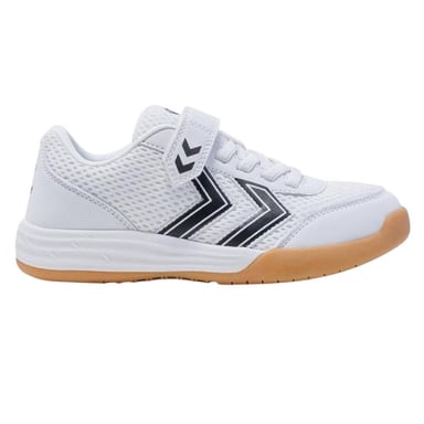 Hummel - "Multiplay Flex Vc" Hallen-Sportschuhe für Kinder, Flach (Weiß/Schwarz)