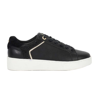 Dune London - "Elli" Schuhe für Damen, Leder, Plattform-Absatz (Schwarz)