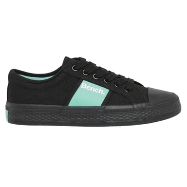Bench - "Vicky" Sneaker für Damen, Canvas (Schwarz)