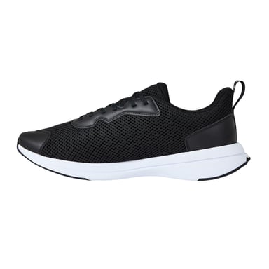 Lacoste - "Neo Runbase" Sneaker für Herren, Leder (Schwarz/Weiß)