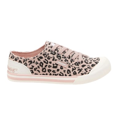 Rocket Dog - "Jazzin" Leo-Muster Sneaker für Damen, Canvas, Flach (Pink)