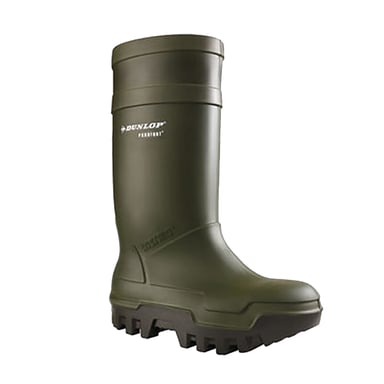 Dunlop Unisex Purofort Thermo Plus Full Safety Gummistiefel für Erwachsene (Grün)
