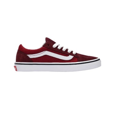 Vans - "Old Skool" Sneaker für Kinder, Wildleder (Burgunderrot)