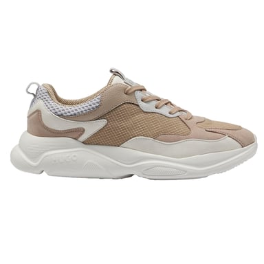 Hugo - "Leon" Sneaker für Herren, Netzmaterial (Mittelbeige)