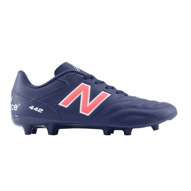 New Balance - Fußballschuhe mit festem Boden für Herren, Synthetischer Stoff (Marine/Rot)