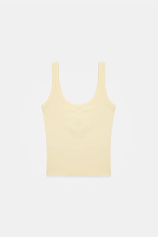Rippenshirt Cami Bluse